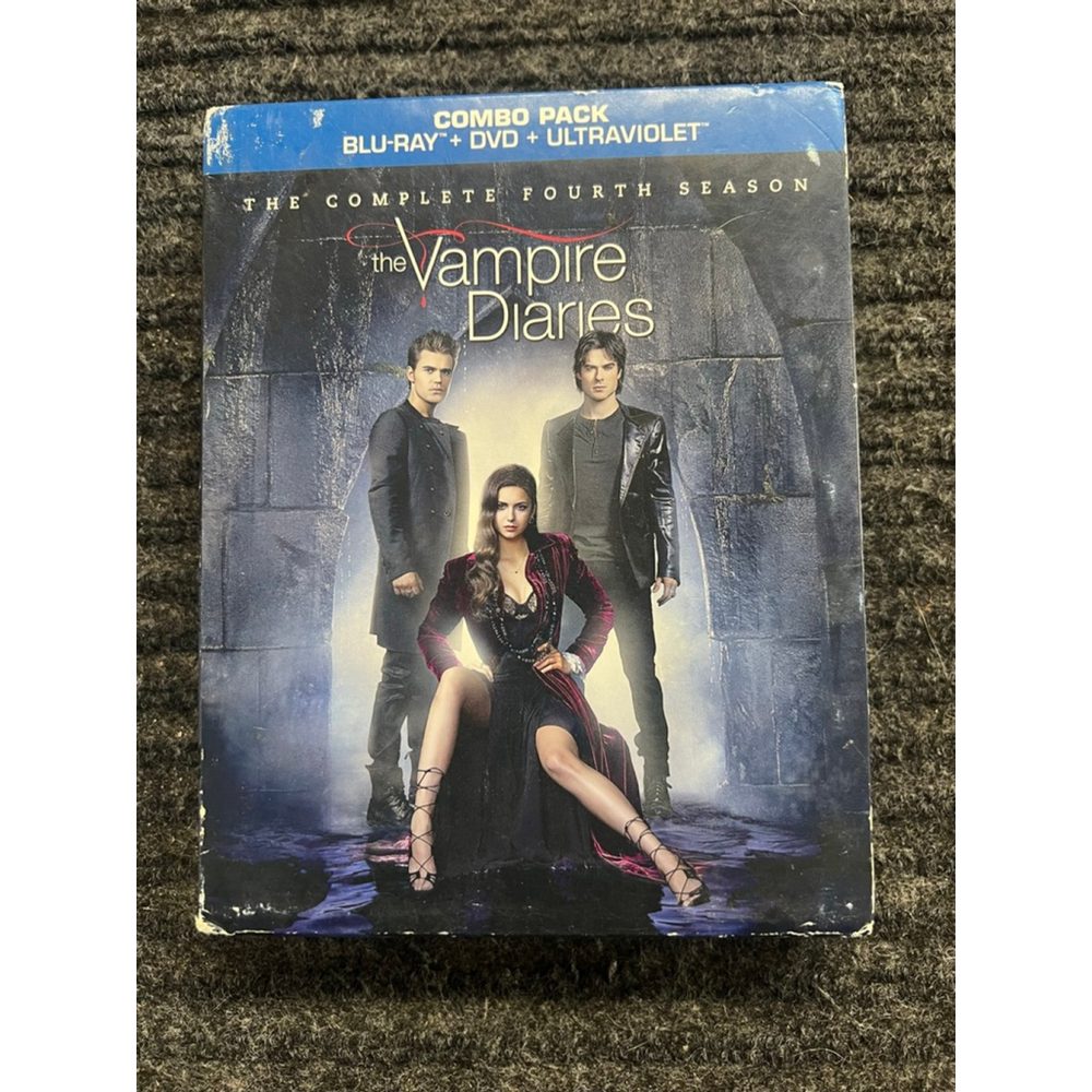 The Vampire Diaries The Complete Fourth Season Blu-ray + DVD No Scratches